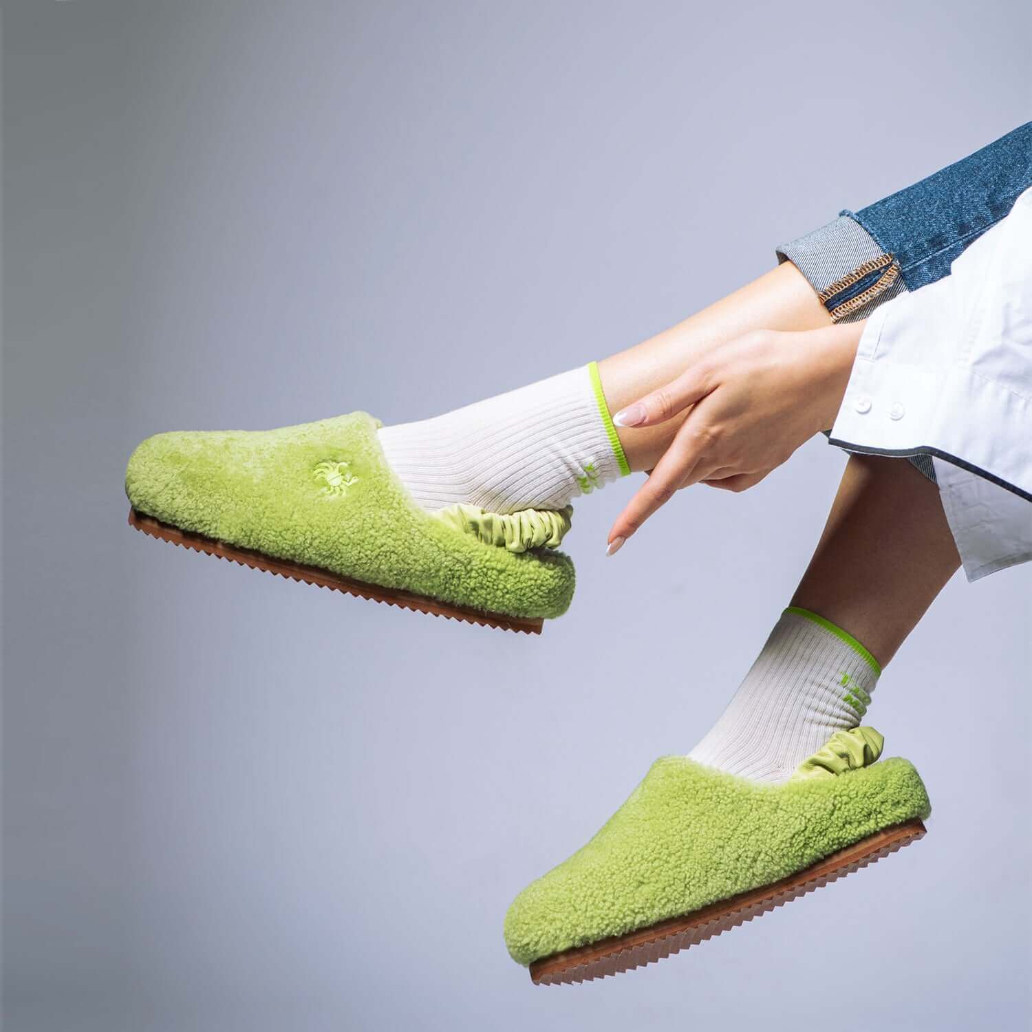 TEDDY CLOG - GREEN